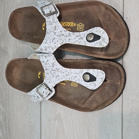 Birkenstock Women Gizeh Thong Sandals Slide Shoes Sz 38/7 Narrow - Picture 3 of 13